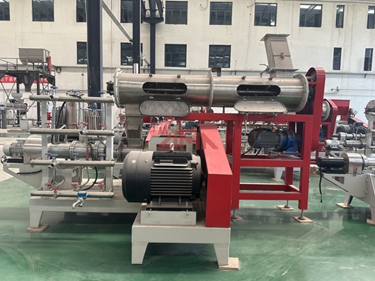 fish feed extruder machine in wet way